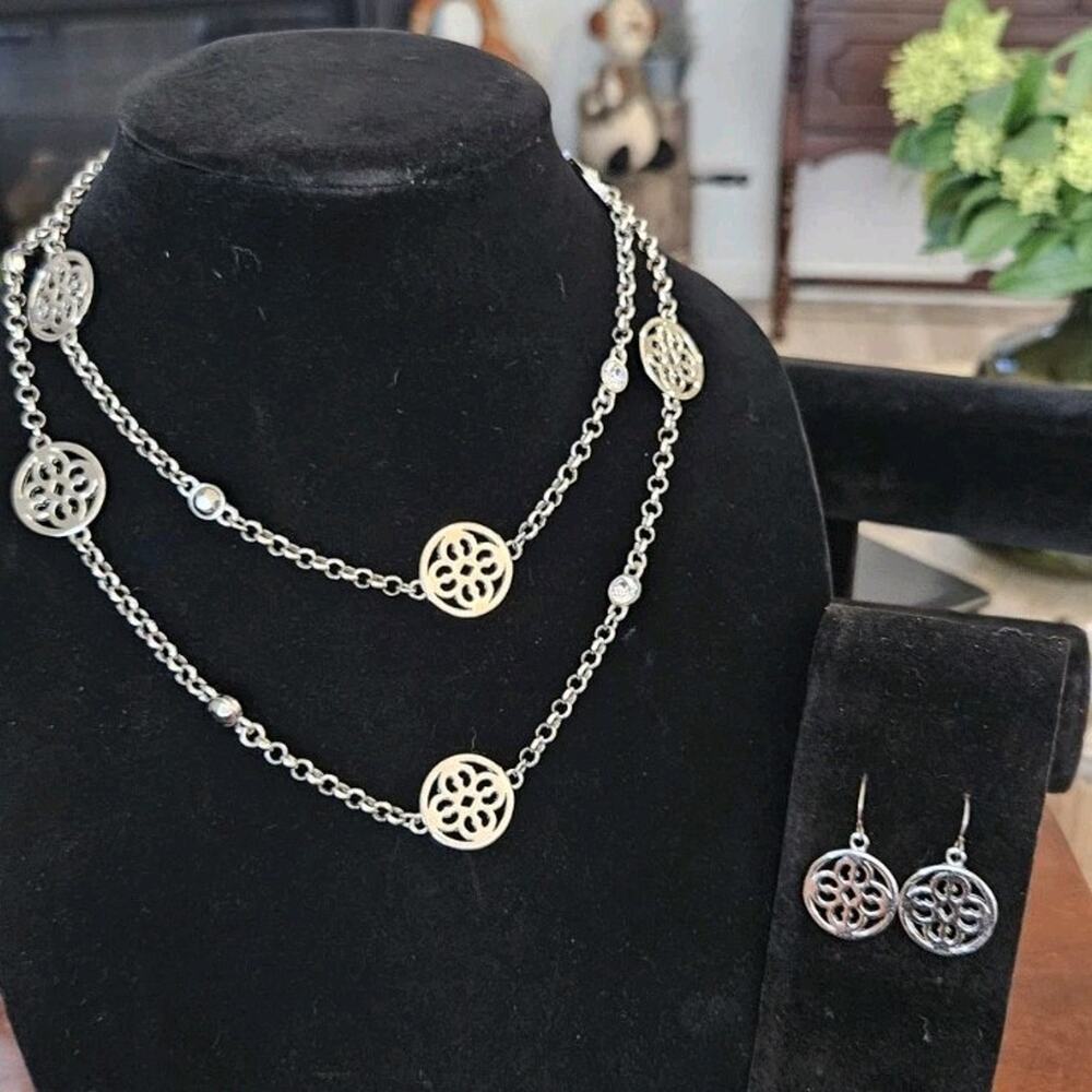 Brighton My Flat In London MFIL Clover Jewelry Set Stained Glass 2 Pc Set